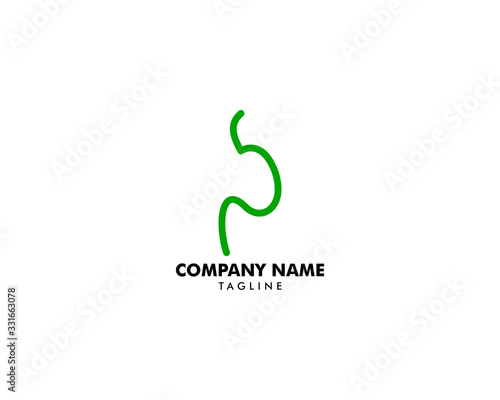 Stomach Logo Template Design Vector