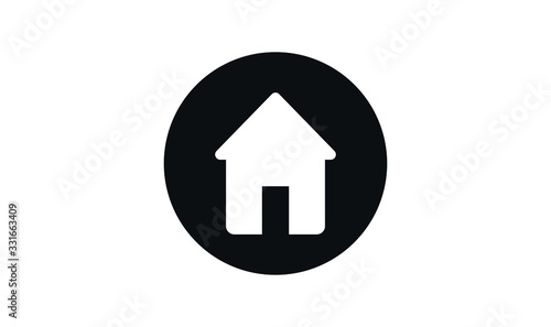 House icon vector illustration sign