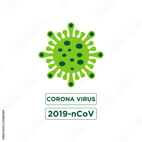 Corona Virus design Symbol logo illustration vector