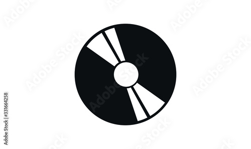 CD or DVD -  vector icon,Disc Icon