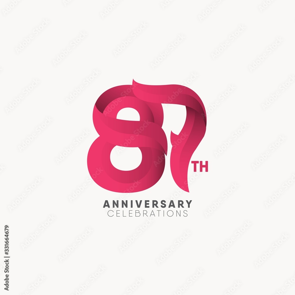 Anniversary logo design vector template Anniversary logo design vector template