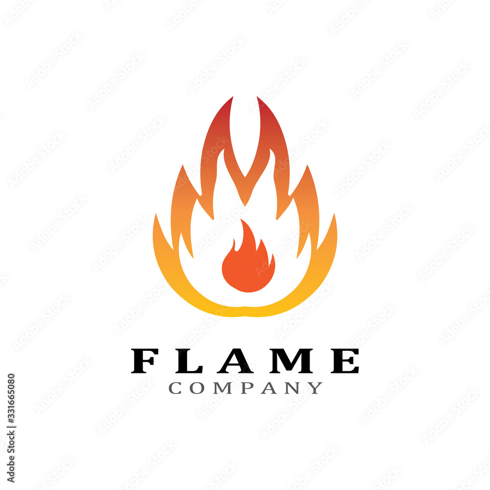 Fire flame vector illustration design template Fire flame vector illustration design template