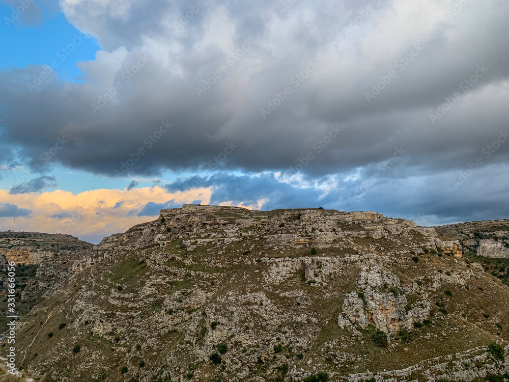 The murgie, characteristic hills present in Lucania. The murgie, characteristic hills present in Lucania.