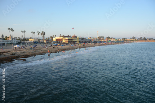 SANTA CRUZ  CALIFORNIA  USA - JULY 3  2019  Santa Cruz Beach view