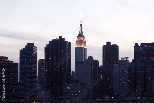 Skyline of buildings at Midtown Manhattan, New York City, NY, United States