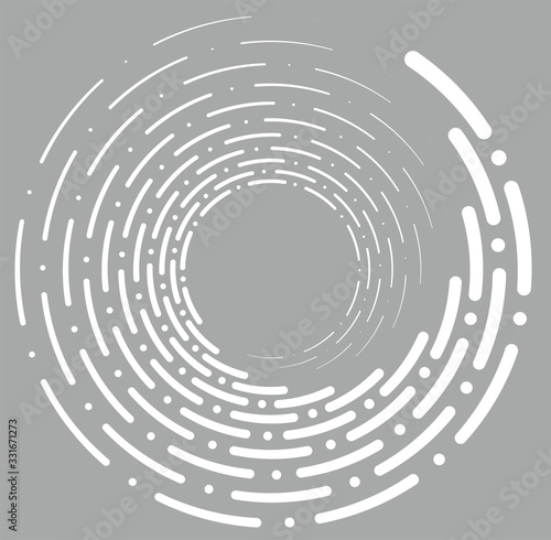 white helical, spiraling, curl and curly shape. spiral, twirl, swirl illustration. twine design element over single-color, monochrome background, backdrop. helix, volute