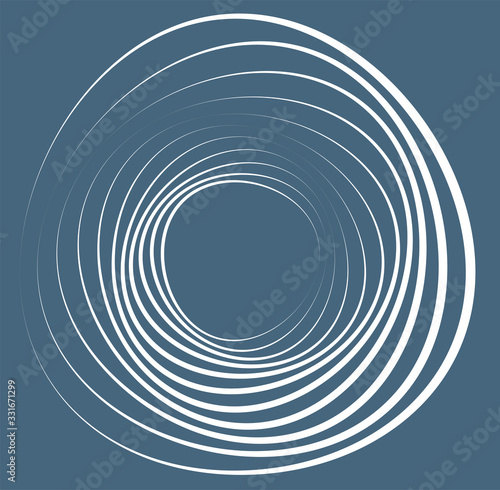 white helical, spiraling, curl and curly shape. spiral, twirl, swirl illustration. twine design element over single-color, monochrome background, backdrop. helix, volute