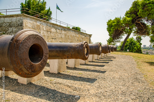 Cannons of the Venetian Fortress of Pula