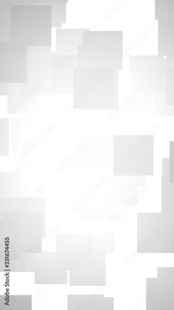 White abstract background. Misty backdrop with grey squares. 3D illustration White abstract background. Misty backdrop with grey squares. 3D illustration