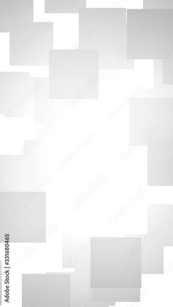 White abstract background. Misty backdrop with grey squares. 3D illustration White abstract background. Misty backdrop with grey squares. 3D illustration