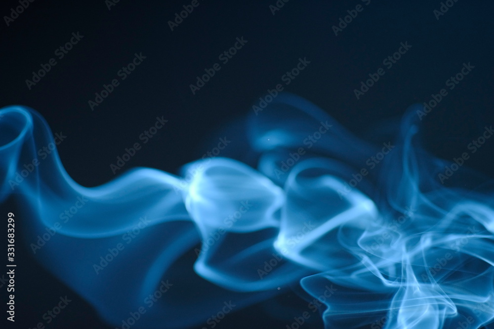 Obraz premium blue smoke