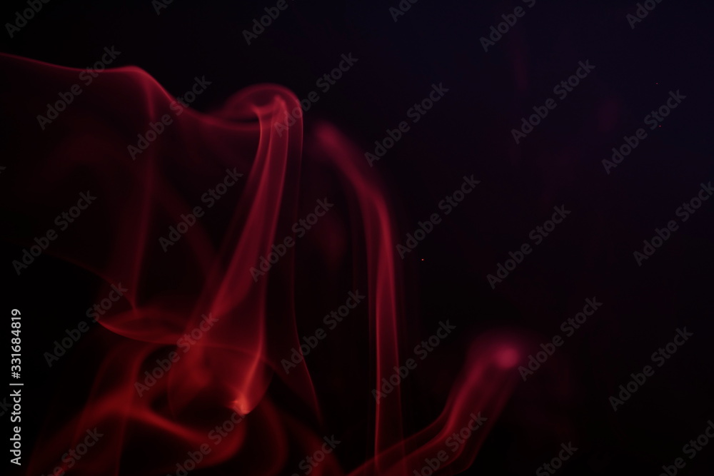 Obraz premium red smoke