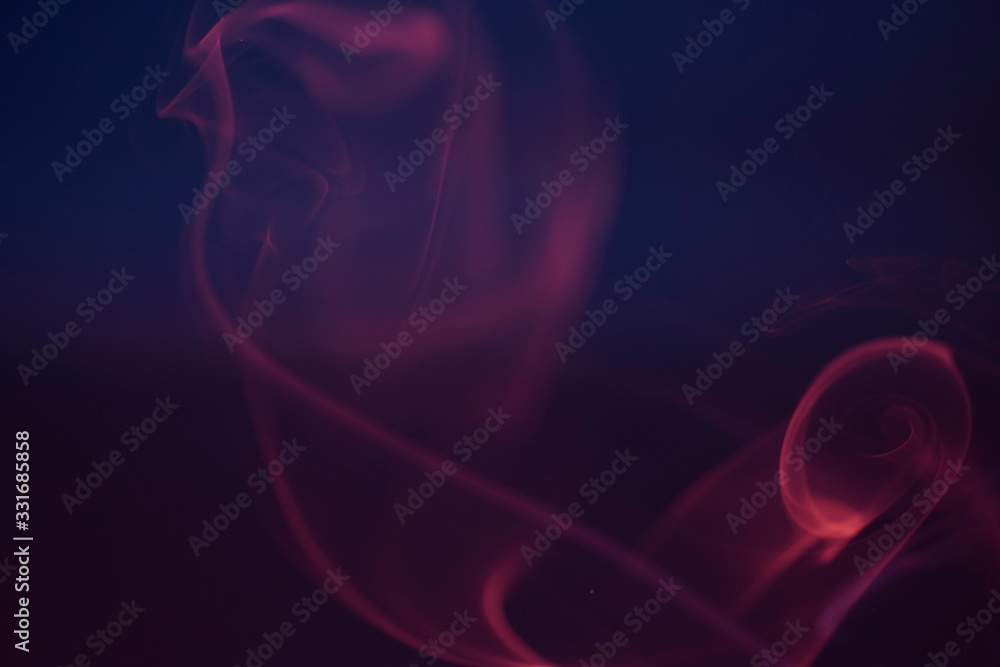 Fototapeta premium red blue smoke