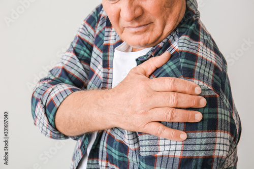Senior man suffering from P...