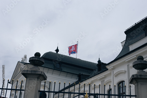 Old European building in the city center in Bratislava © Hennadii