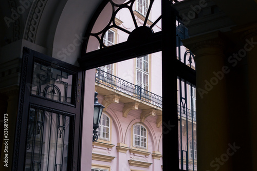 Photography Old European building in the city center in Bratislava
