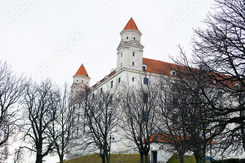 Photography Old Bratislava Castle in the capital of Slovakia