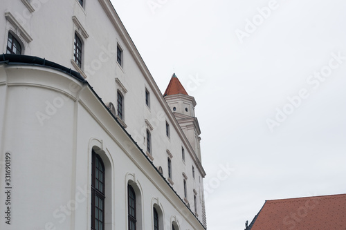 Photography Old Bratislava Castle in the capital of Slovakia