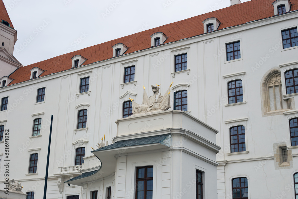 Old Bratislava Castle in the capital of Slovakia