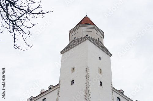 Photography Old Bratislava Castle in the capital of Slovakia