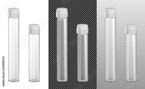 Vector  transparent glass bottle with lid for oil or juice
