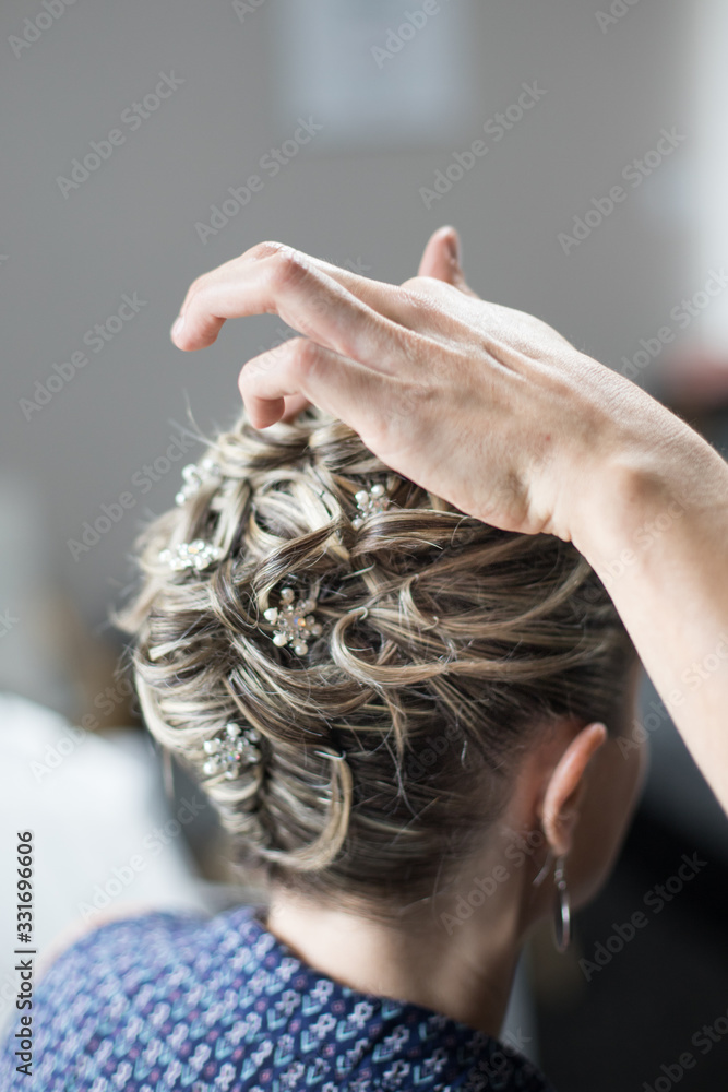 Naklejka premium Coiffure