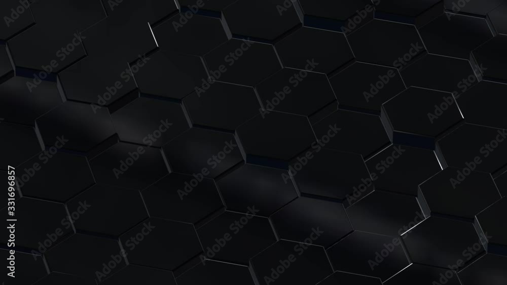 Abstract hexagon geometric surface. Minimal hexagonal grid, random waving motion background. Abstract hexagon geometric surface. Minimal hexagonal grid, random waving motion background.