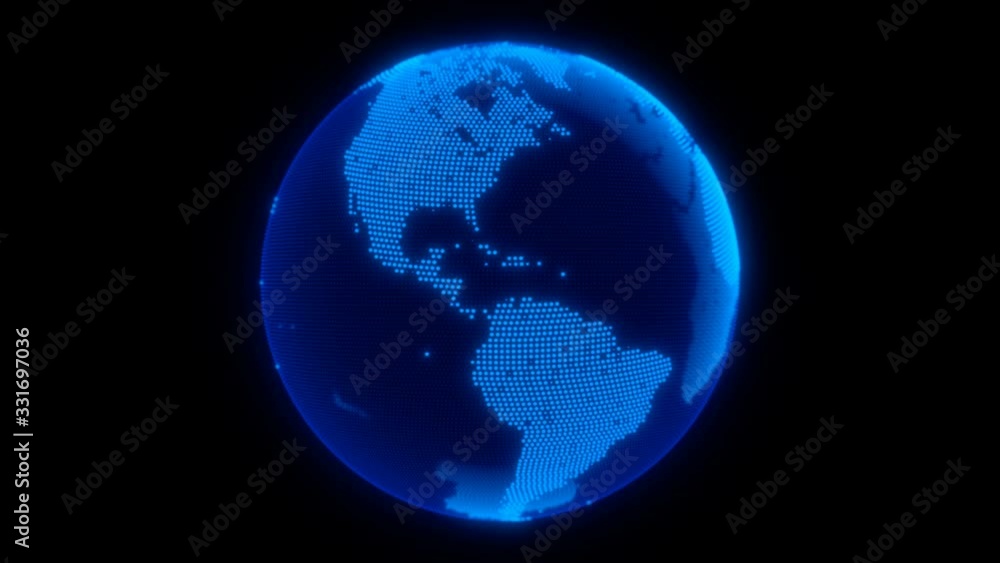 digital blue 3d earth planet isolated digital blue 3d earth planet isolated