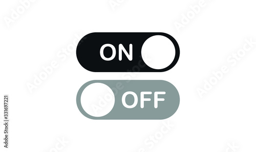 On/Off Button Icon Vector Design Illustration