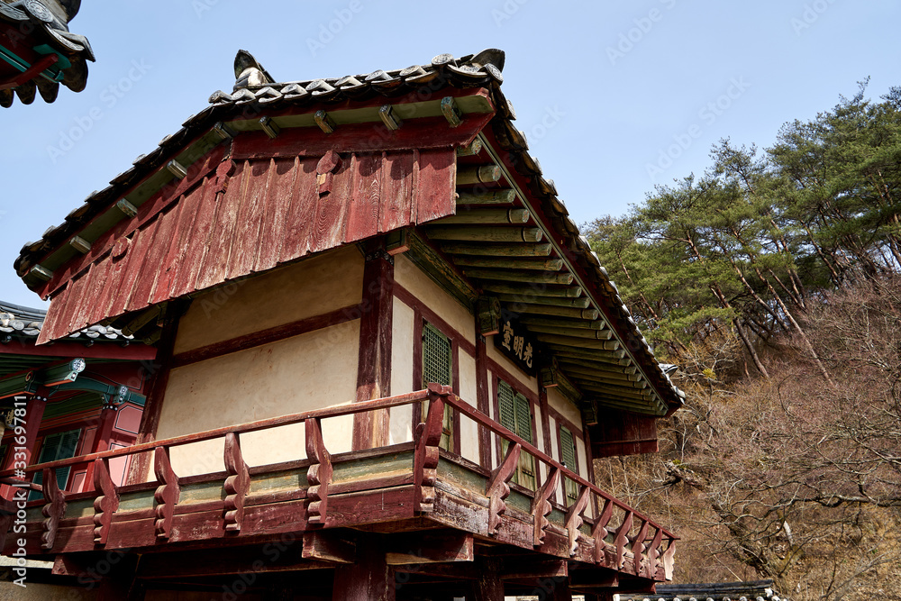 Dosanseowon Confucian Academy in Andong-si, South Korea. Dosanseowon is a school of Joseon Dynasty.