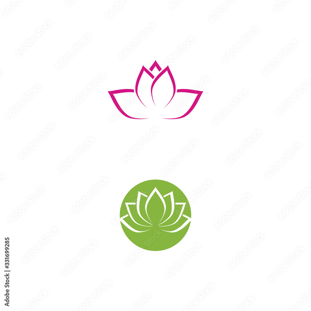 Lotus Logo Template vector symbol Lotus Logo Template vector symbol