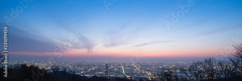 大阪平野の風景