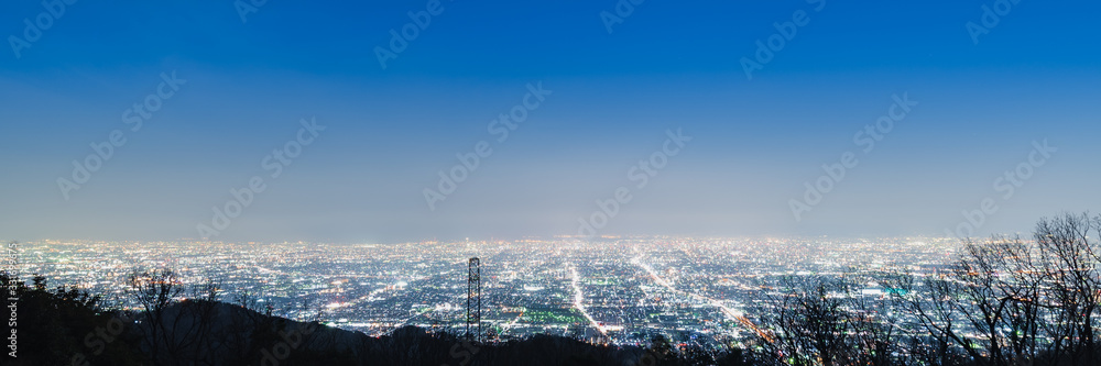 Fototapeta premium 大阪平野の風景