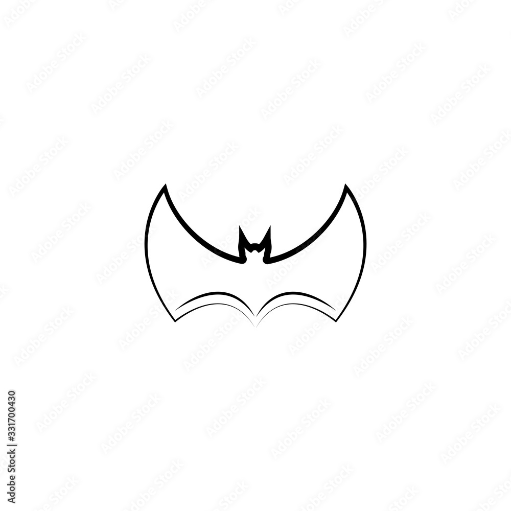 Bat Logo Template vector symbol Bat Logo Template vector symbol