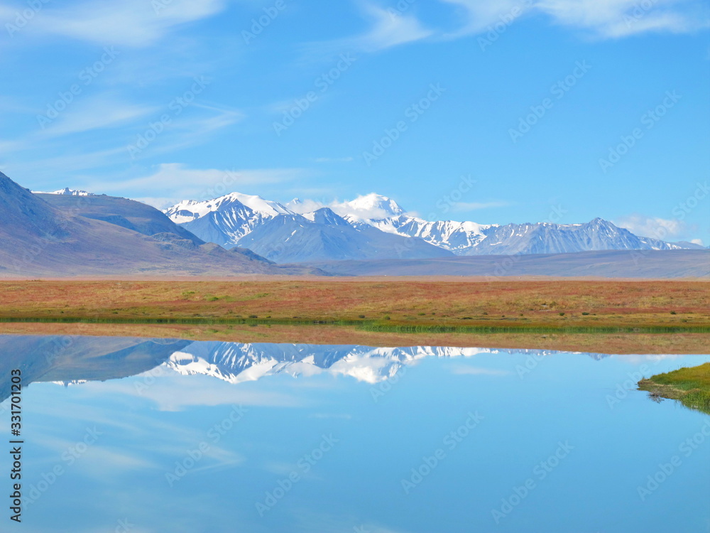 blue lake, Ukok Plateau, Altai Mountain, 2017 blue lake, Ukok Plateau, Altai Mountain, 2017