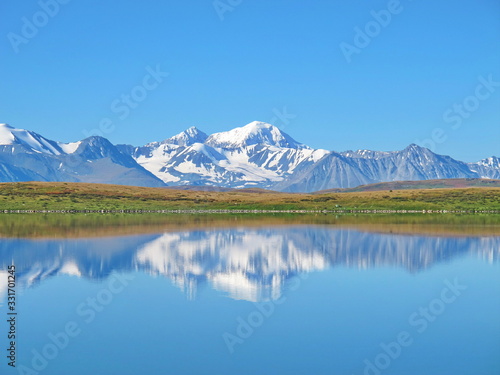 blue lake, Ukok Plateau, Altai Mountain, 2017