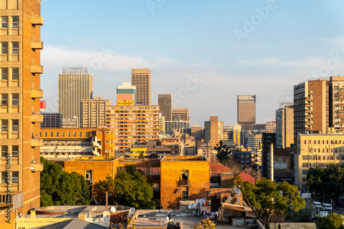 Obraz na płótnie Hillbrow, famous part of Johannesburg, South Africa w salonie