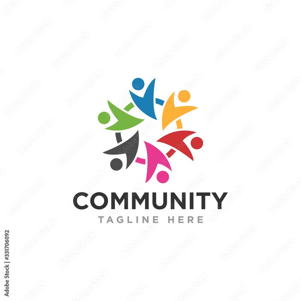 Community Logo Icon Design Vector Community Logo Icon Design Vector