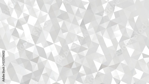 triangles low poly background . white halftone grey gray romantic сolors, beautiful for wedding invitations and baby show holidays. render wallpaper glamorous shine luxury texture