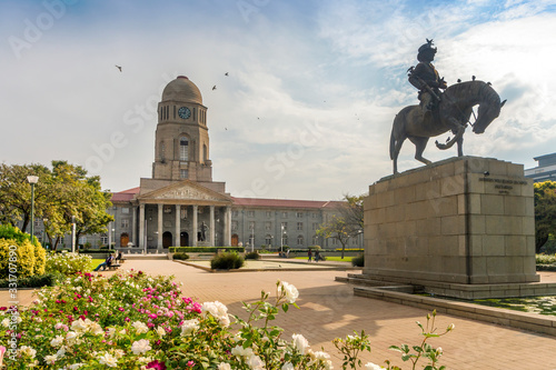 City hall in city center of Pretoria, South Africa photo