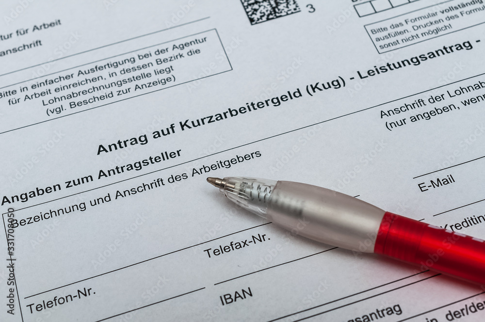 Antrag Arbeitsamt auf Kurzarbeit (KUG) einreichen Antrag Arbeitsamt auf Kurzarbeit (KUG) einreichen