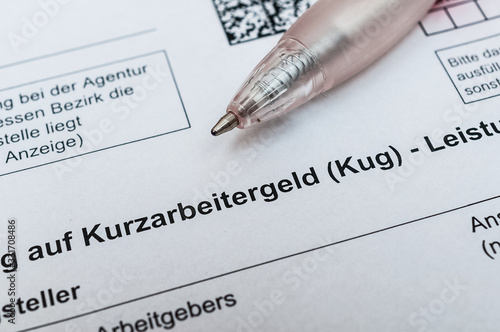 Antrag Arbeitsamt auf Kurzarbeit (KUG) einreichen photo