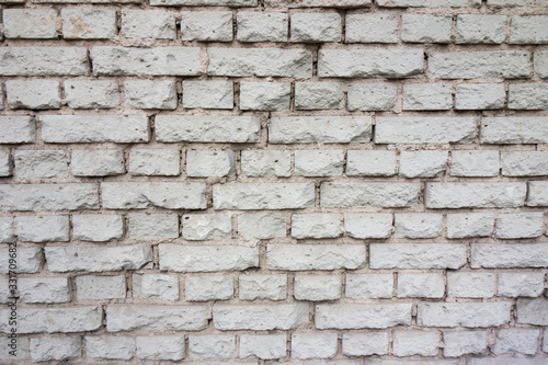 Mur de briques blanc