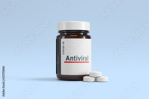 antiviral drugs, anti-viral drug against COVID-19 virus or coronavirus,
