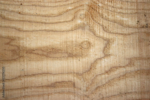 Ash tree sawn timber plank