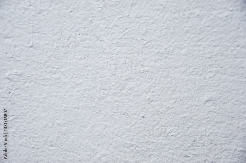 White wall. The texture of the white plaster.