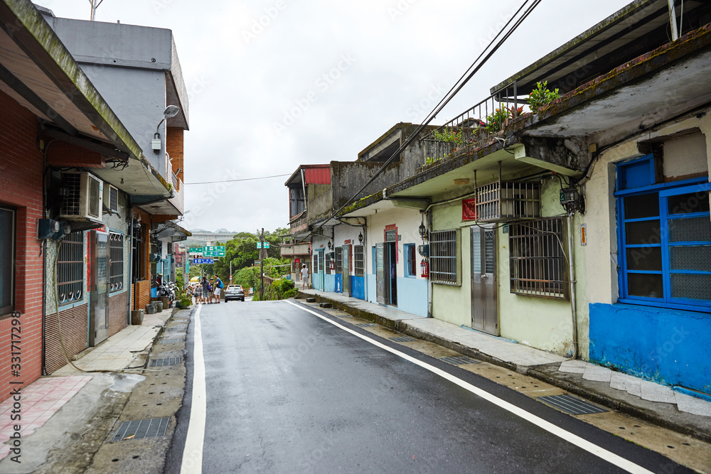 Shifen, a famous tourist destination in Taiwan. Shifen, a famous tourist destination in Taiwan.
