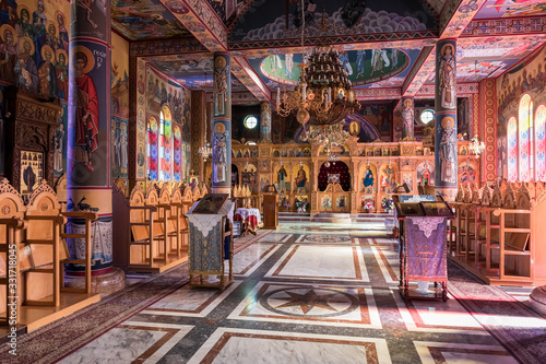 The interior of the territory of the Greek Monastery - Shepherds Field in Bayt Sahour, a suburb of Bethlehem. in Palestine