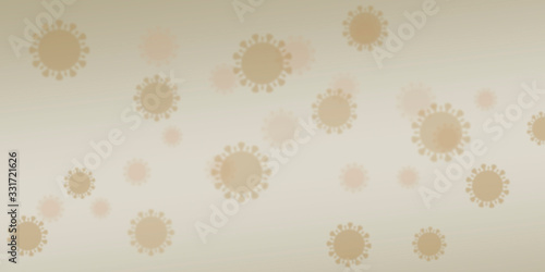 Coronavirus abstract background. Medical Genetics Bacteriological Microorganism