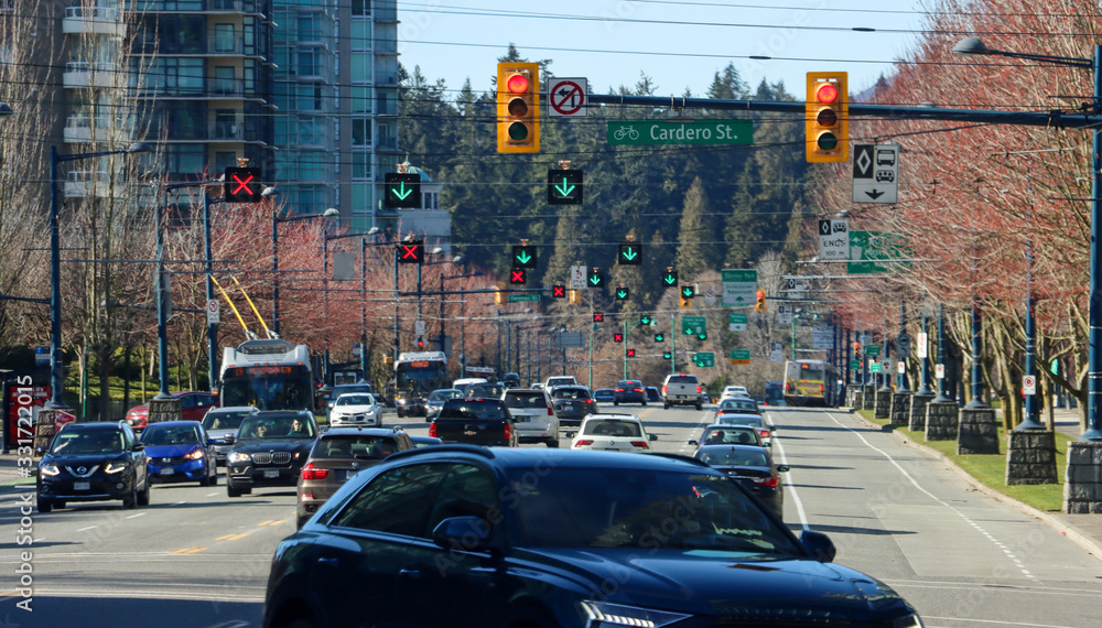 Fototapeta premium traffic in city